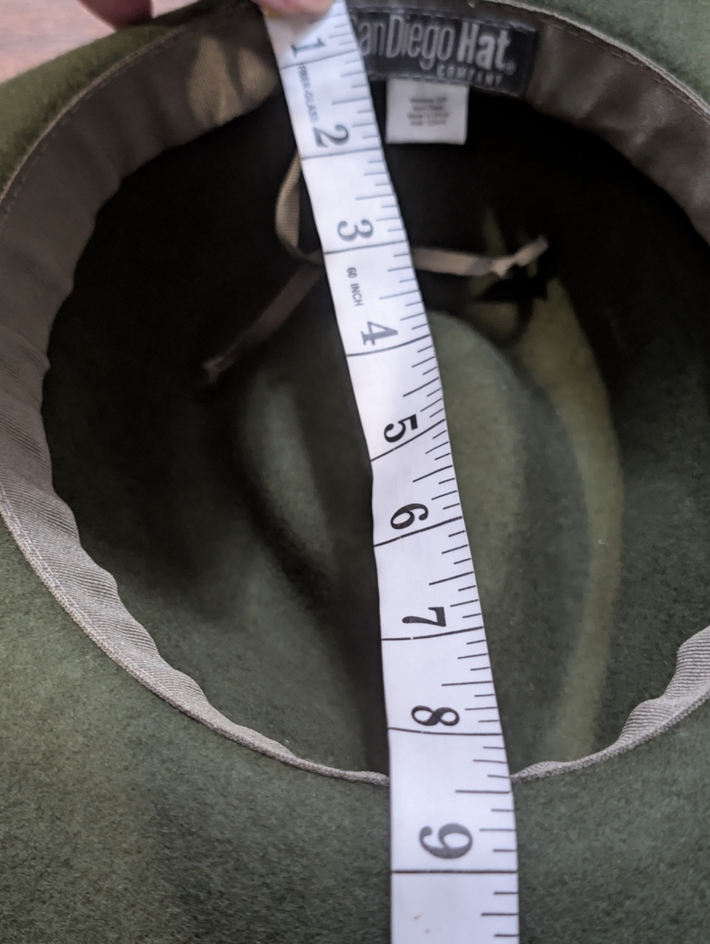 Wool Hat San Diego Hat Company Olive Green - Picture 7 of 11